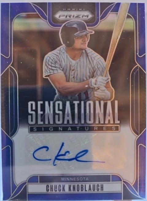 Chuck Knoblauch [Blue] #SS-CK