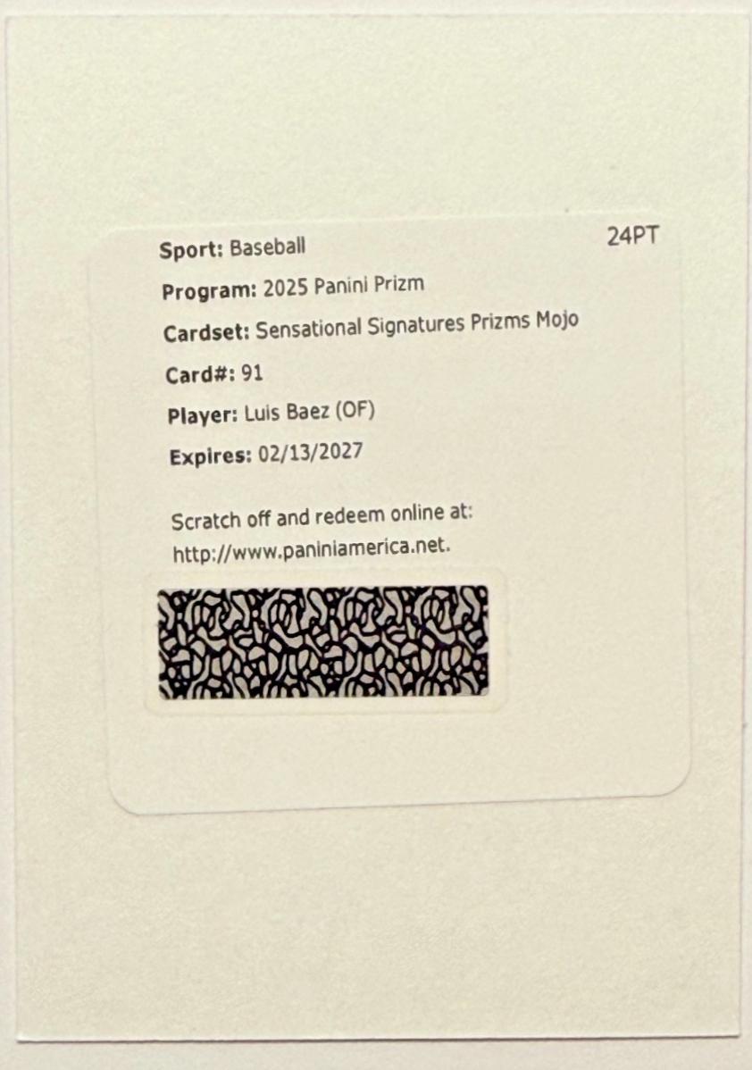 Luis Baez [Mojo] #SS-LB