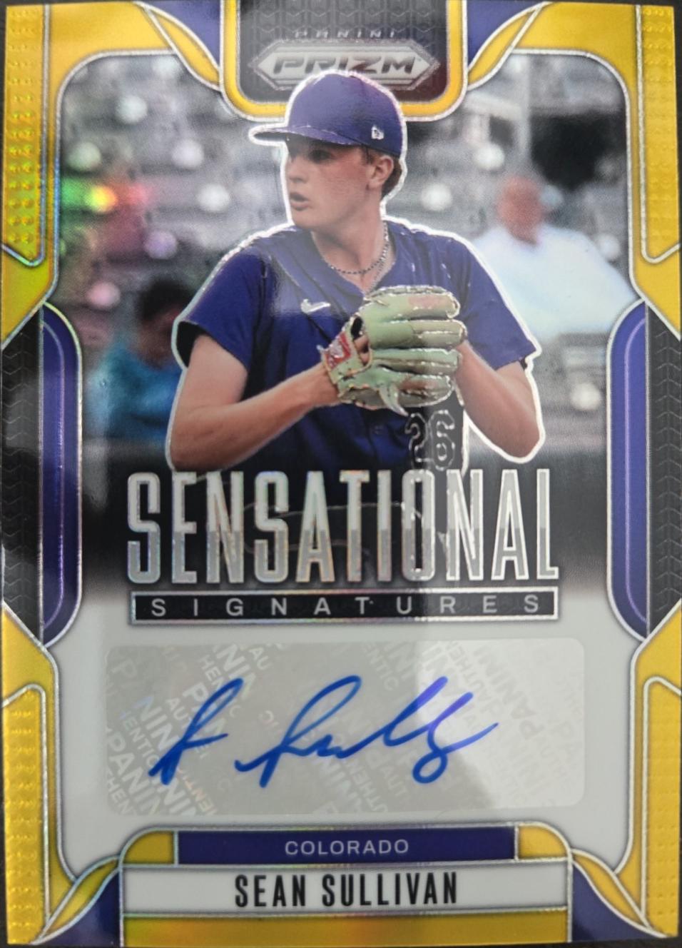 Sean Sullivan [Gold] #SS-SS