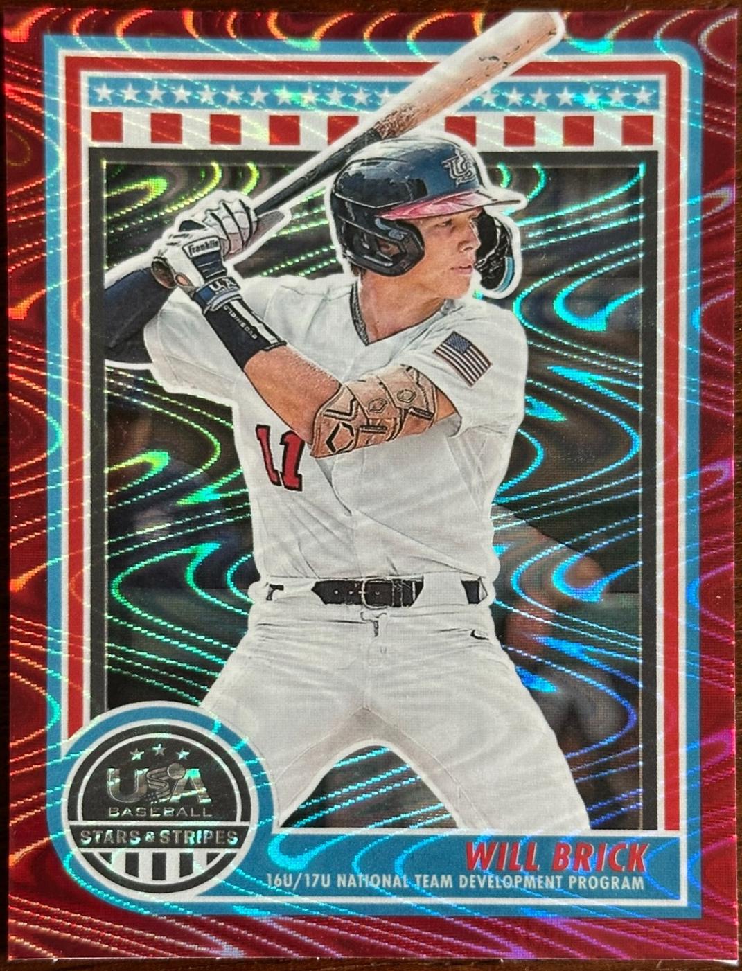 Will Brick [Swirl Red] #169