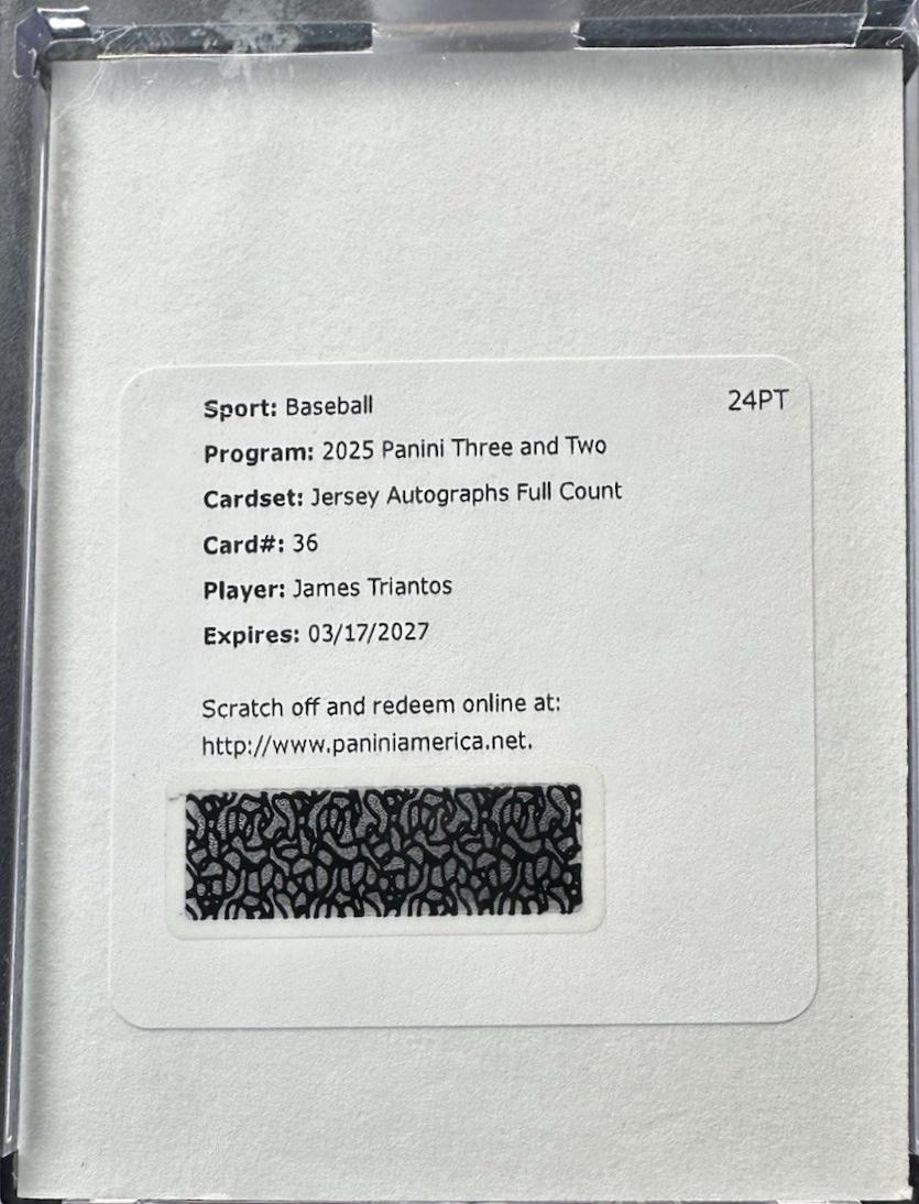 James Triantos [Full Count] #JK-JT