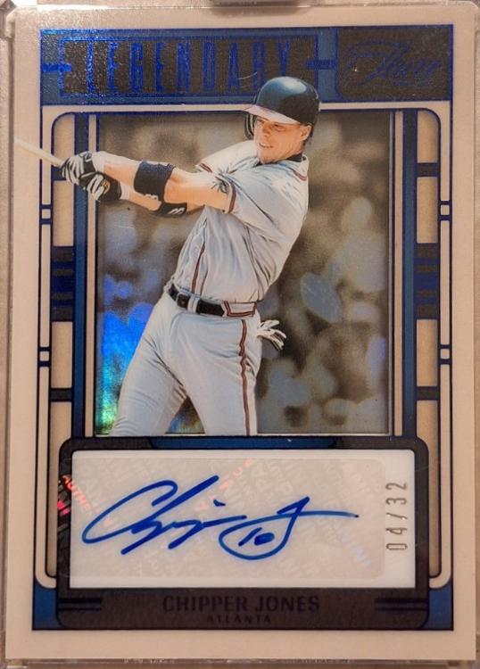 Chipper Jones [Blue] #LS-CJ