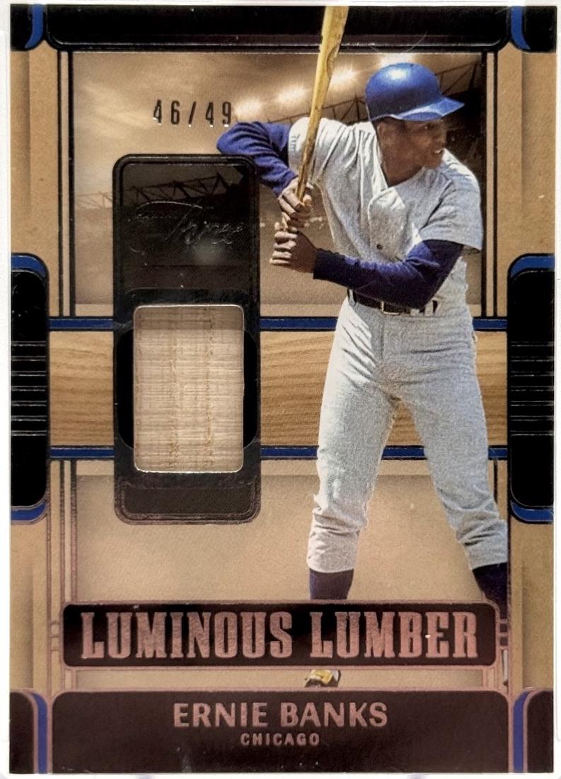 Ernie Banks [Blue] #LUM-EB