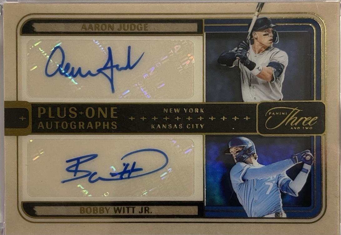 Bobby Witt Jr. / Aaron Judge #PO-ABW
