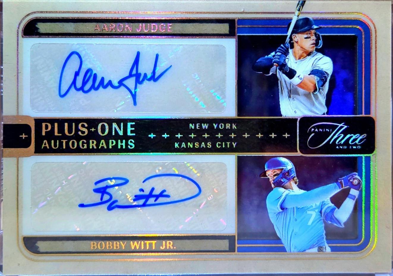 Bobby Witt Jr. / Aaron Judge [Holo Gold] #PO-ABW