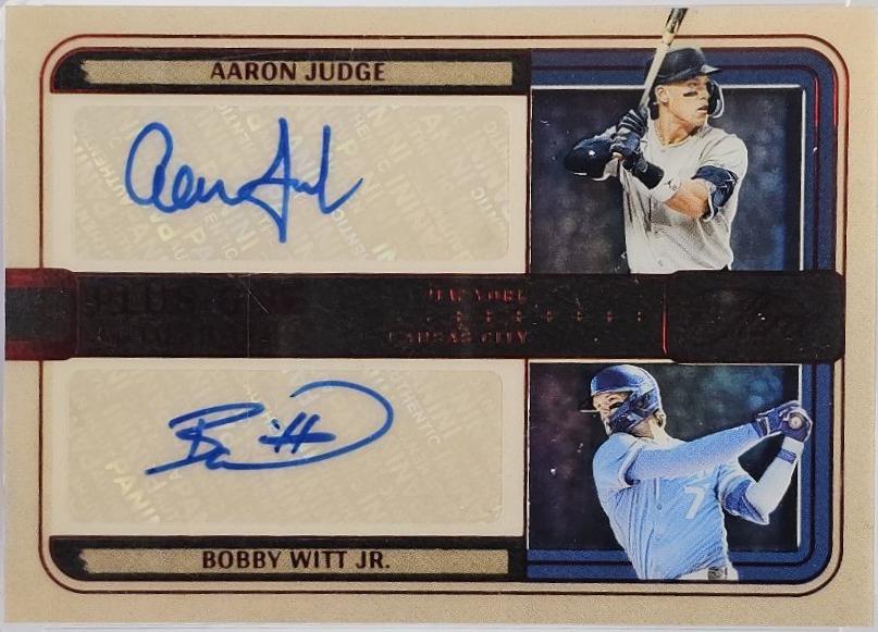 Bobby Witt Jr. / Aaron Judge [Red] #PO-ABW
