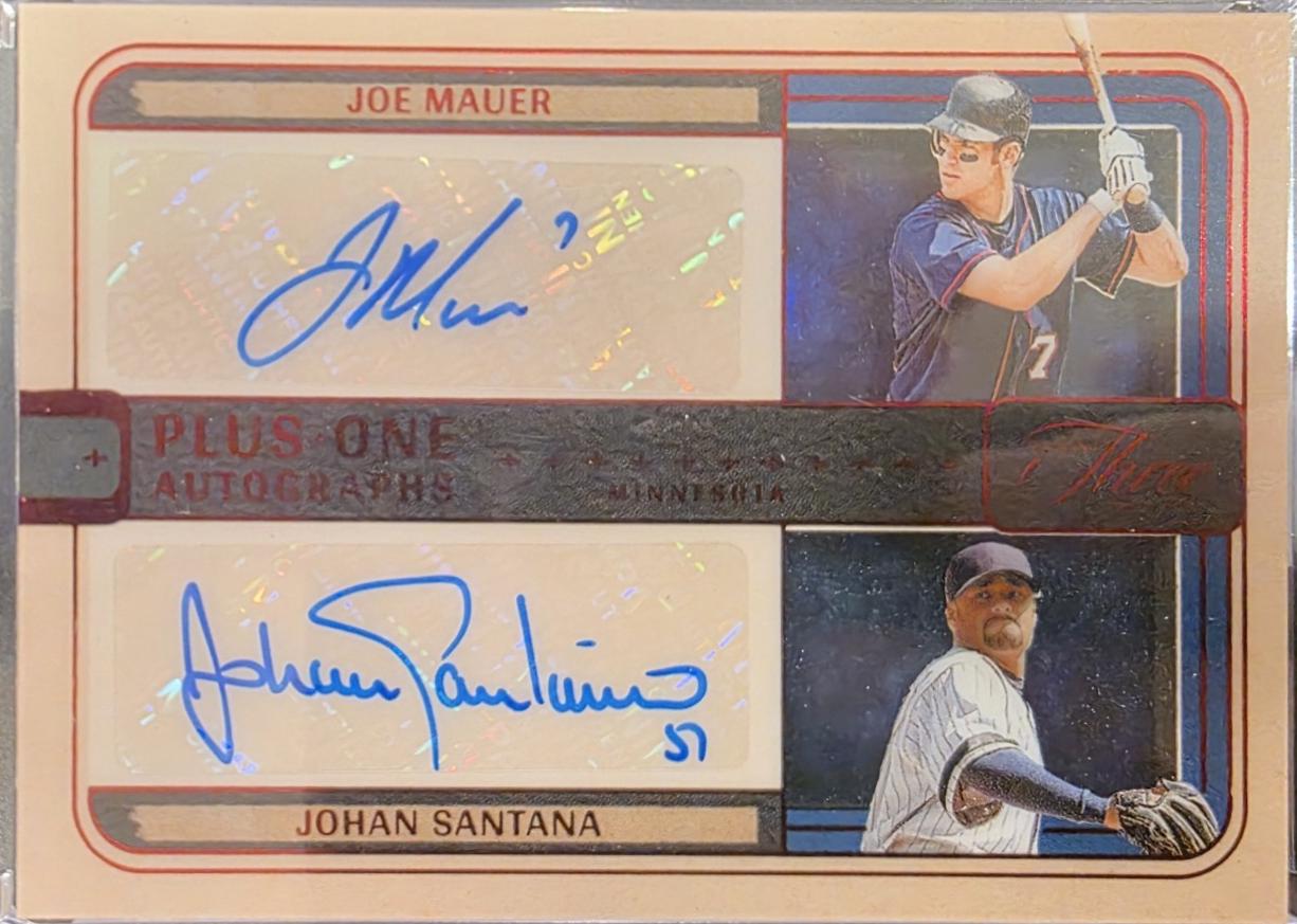 Joe Mauer / Johan Santana [Red] #PO-MIN
