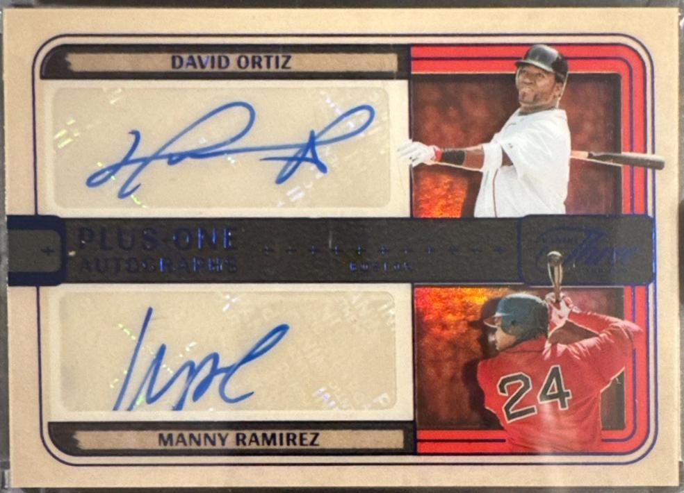 Manny Ramirez / David Ortiz [Blue] #PO-BOS