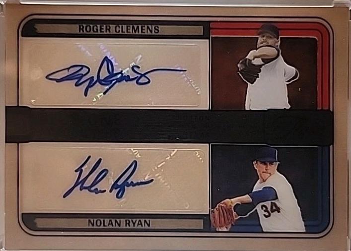 Nolan Ryan / Roger Clemens [Blue] #PO-RNR