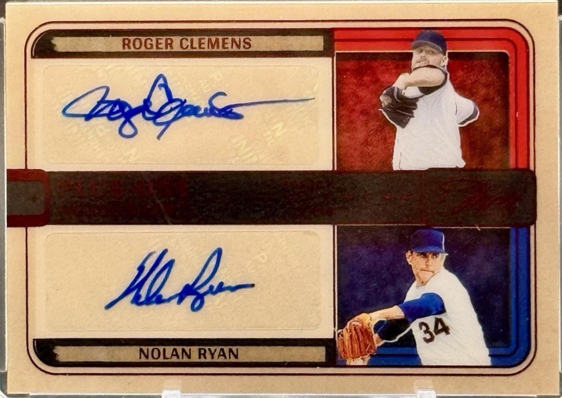 Nolan Ryan / Roger Clemens [Red] #PO-RNR