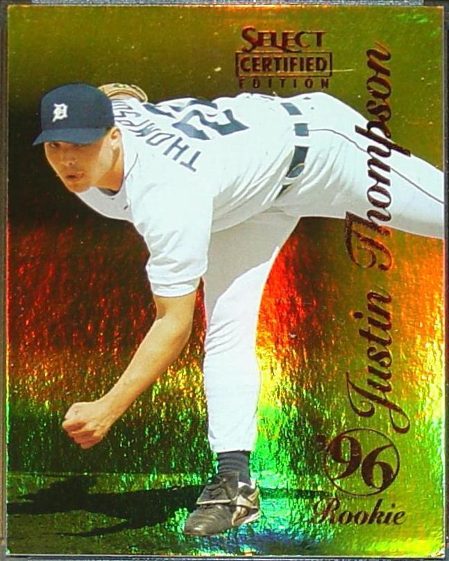Justin Thompson [Mirror Gold] #127