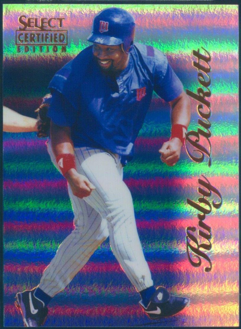 Kirby Puckett [Mirror Blue] #62