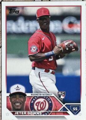Jeter Downs [Golden Mirror SSP Variation] #US145