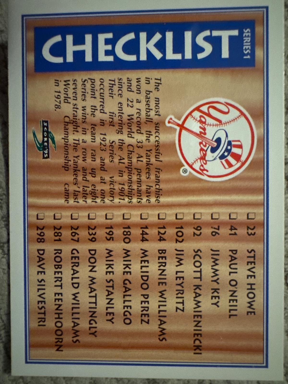 Checklist #326