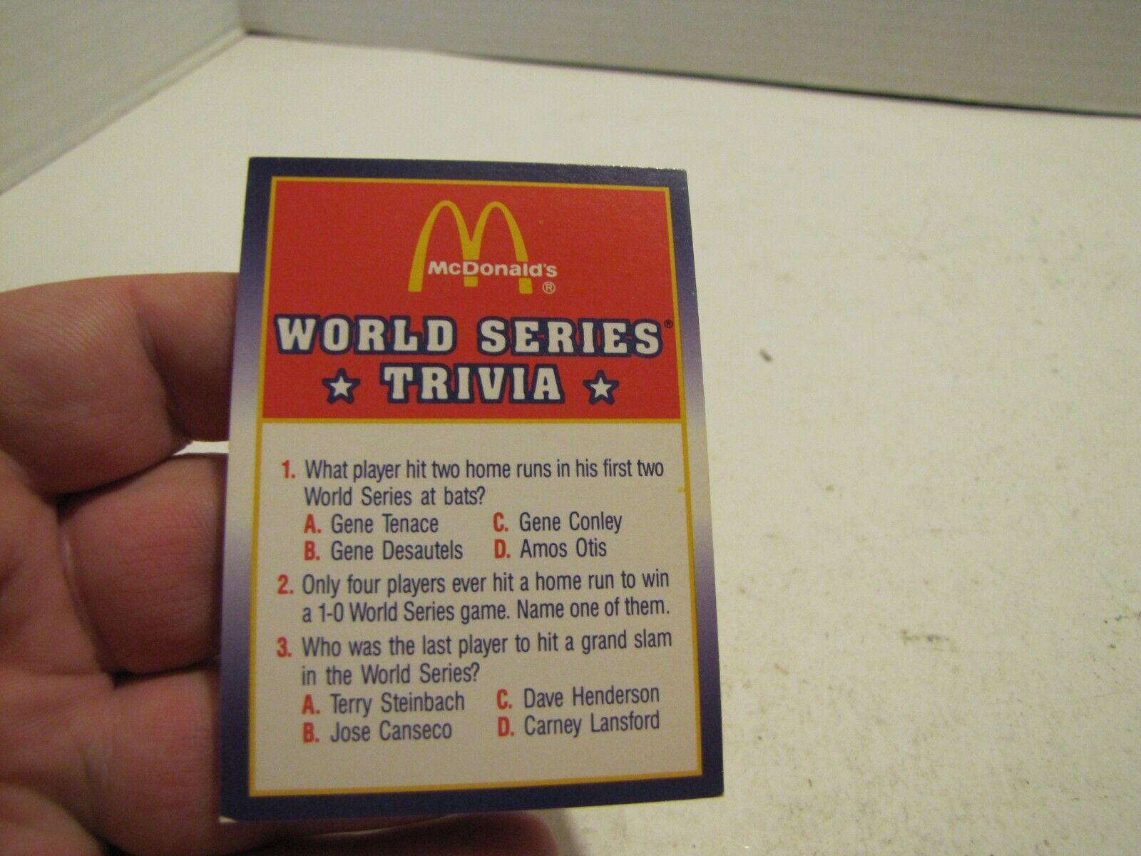 World Series Trivia #10