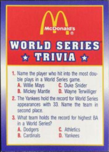 World Series Trivia #2