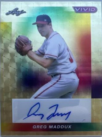Greg Maddux [Super Prismatic Gold] #BA-GM1