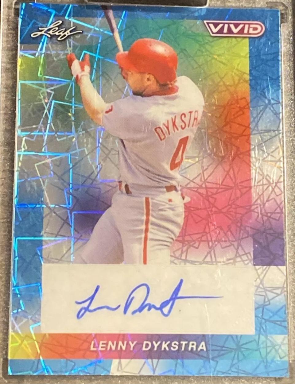 Lenny Dykstra [Teal Laser] #BA-LD1
