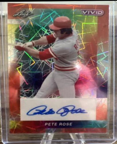Pete Rose [Red Laser] #BA-PR1