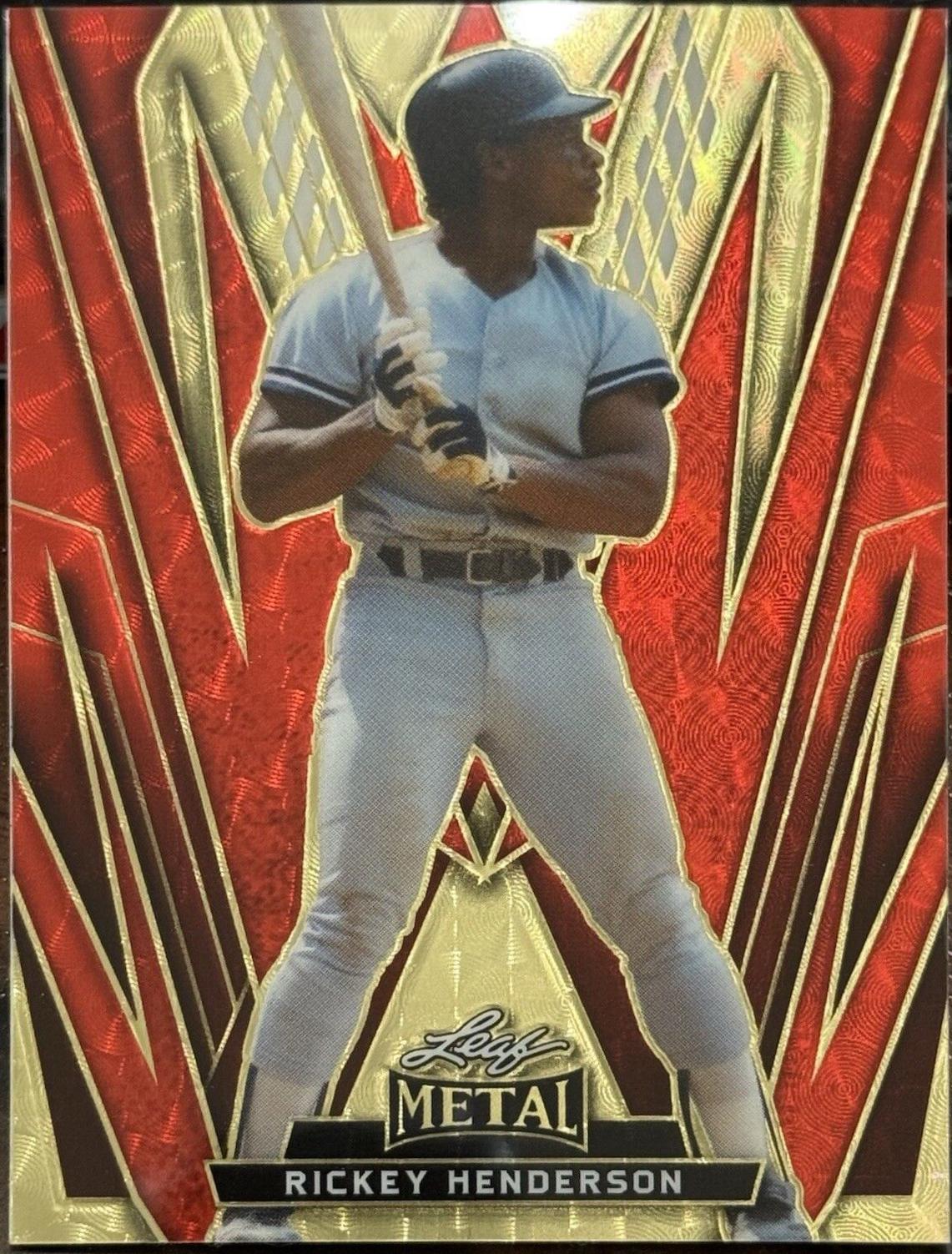 Rickey Henderson [Gold Prismatic] #56