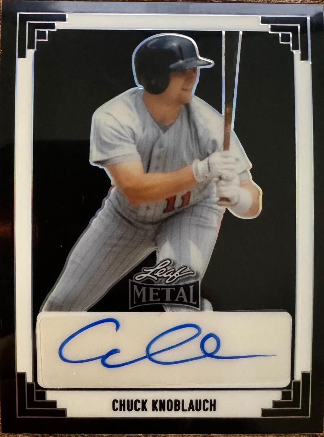 Chuck Knoblauch [Black Prismatic] #91A-CK1