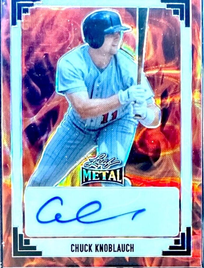 Chuck Knoblauch [Fire Lava] #91A-CK1