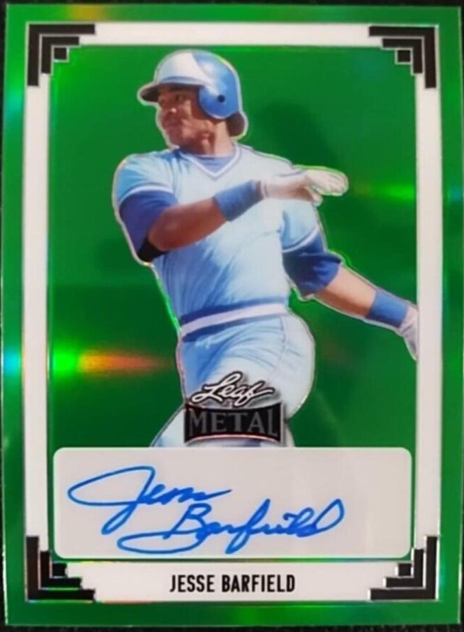 Jesse Barfield [Green Prismatic] #91A-JB1
