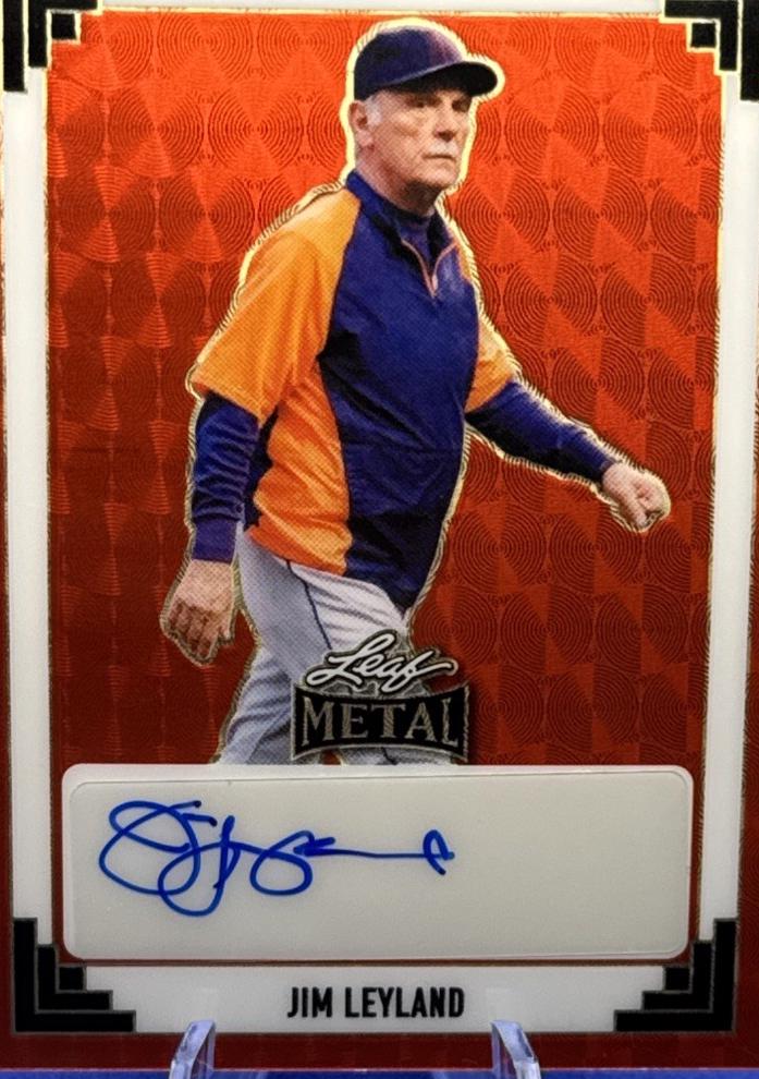 Jim Leyland [Red Flood Pulsar] #91A-JL1
