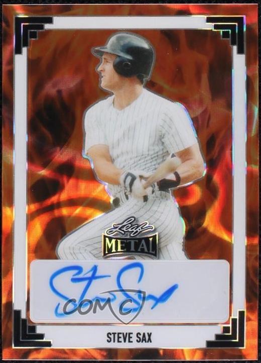 Steve Sax [Fire Lava] #91A-SS1