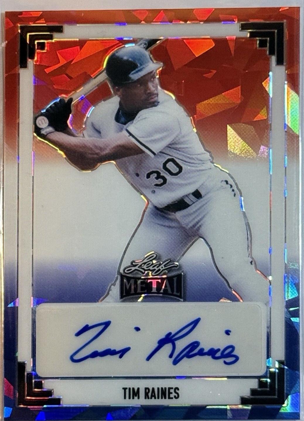 Tim Raines [Red White Blue Crystal] #91A-TR1