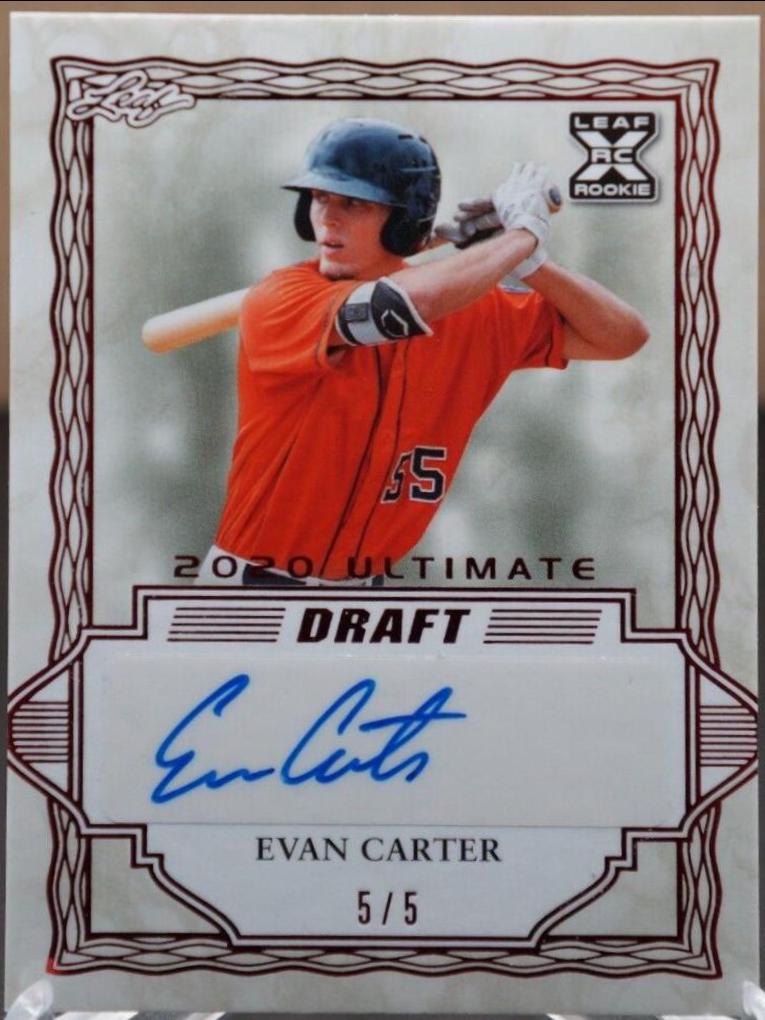 Evan Carter [Red] #BA-EC2