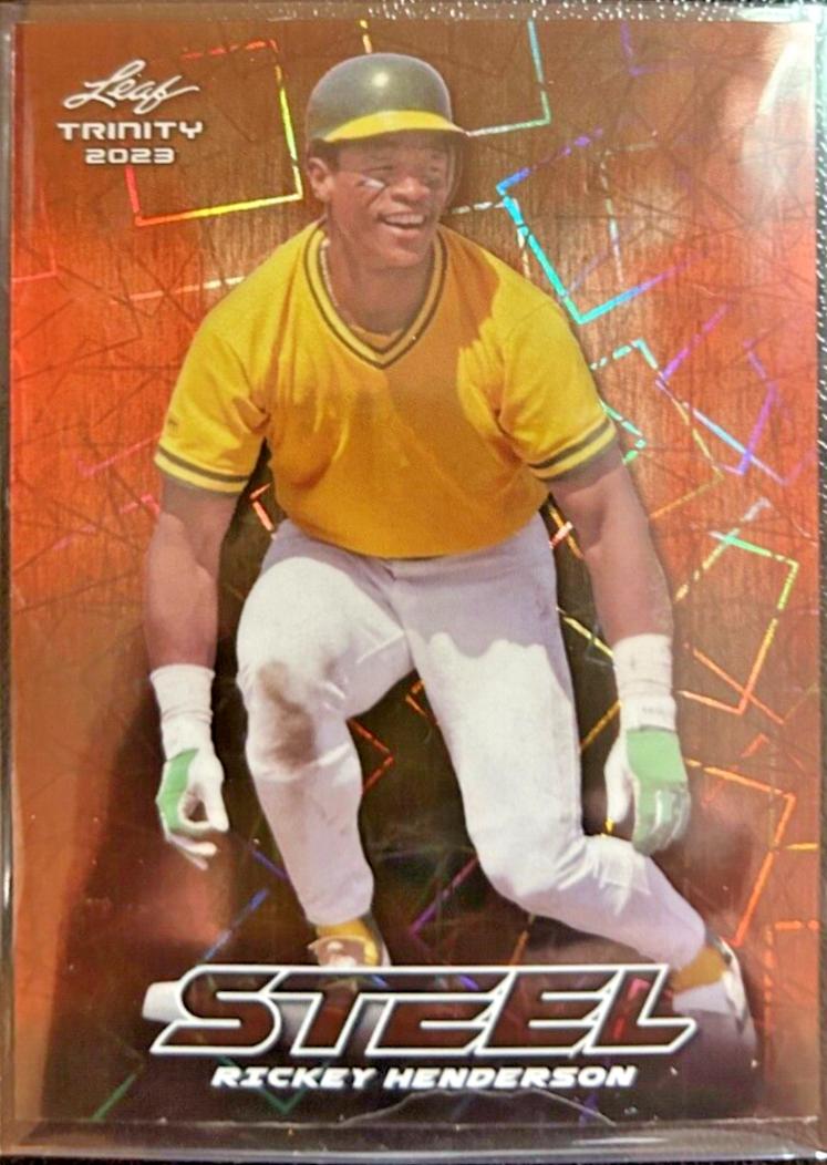Rickey Henderson [Lazer Red] #S-58
