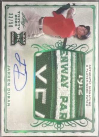 Jarren Duran [Green] #PA-JD3