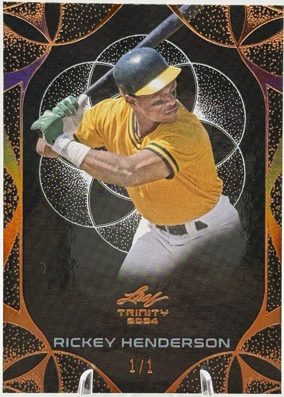 Rickey Henderson [Gold] #161
