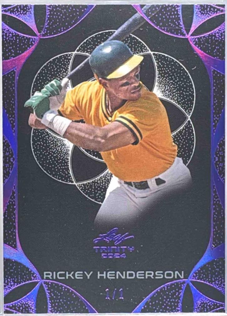 Rickey Henderson [Purple] #161