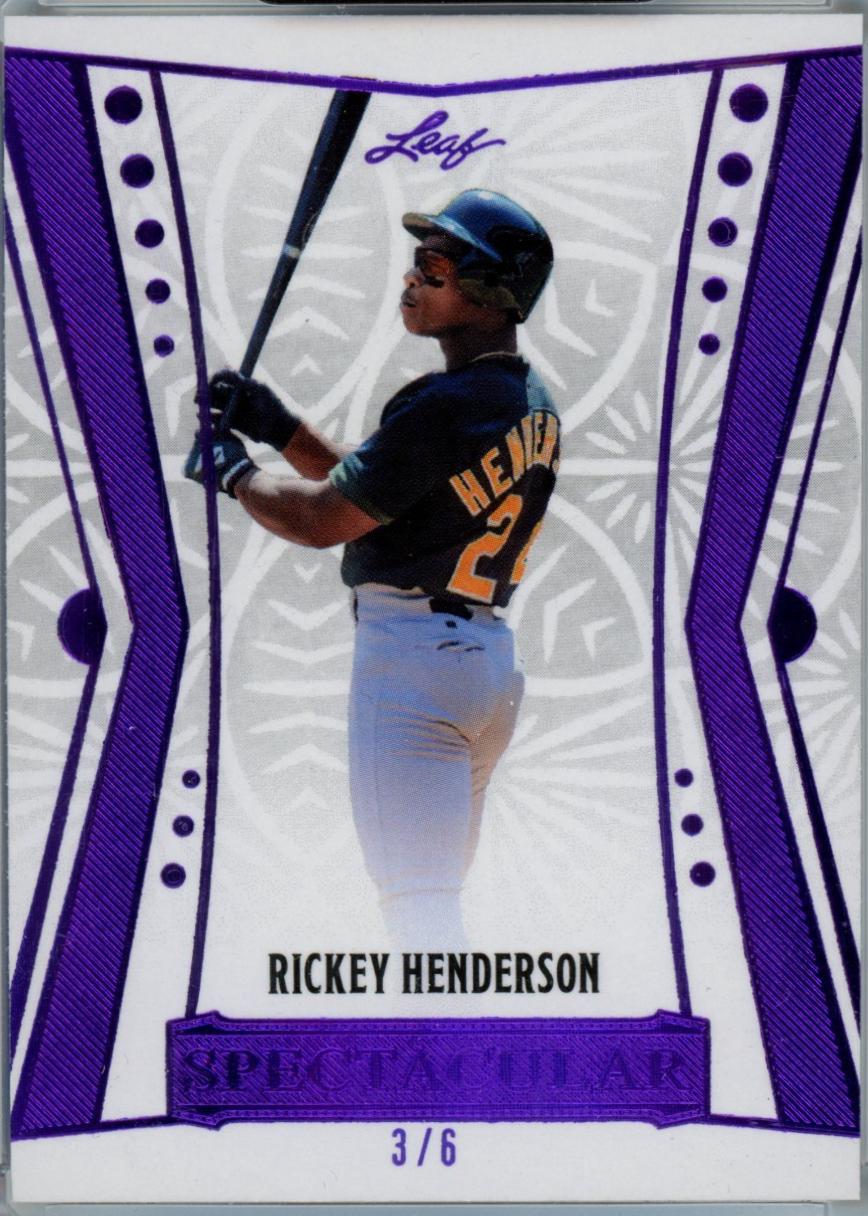 Rickey Henderson [Holo Purple] #74