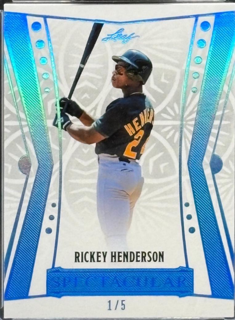 Rickey Henderson [Platinum Blue] #74