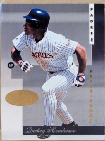 Rickey Henderson [Platinum Press Proof] #142