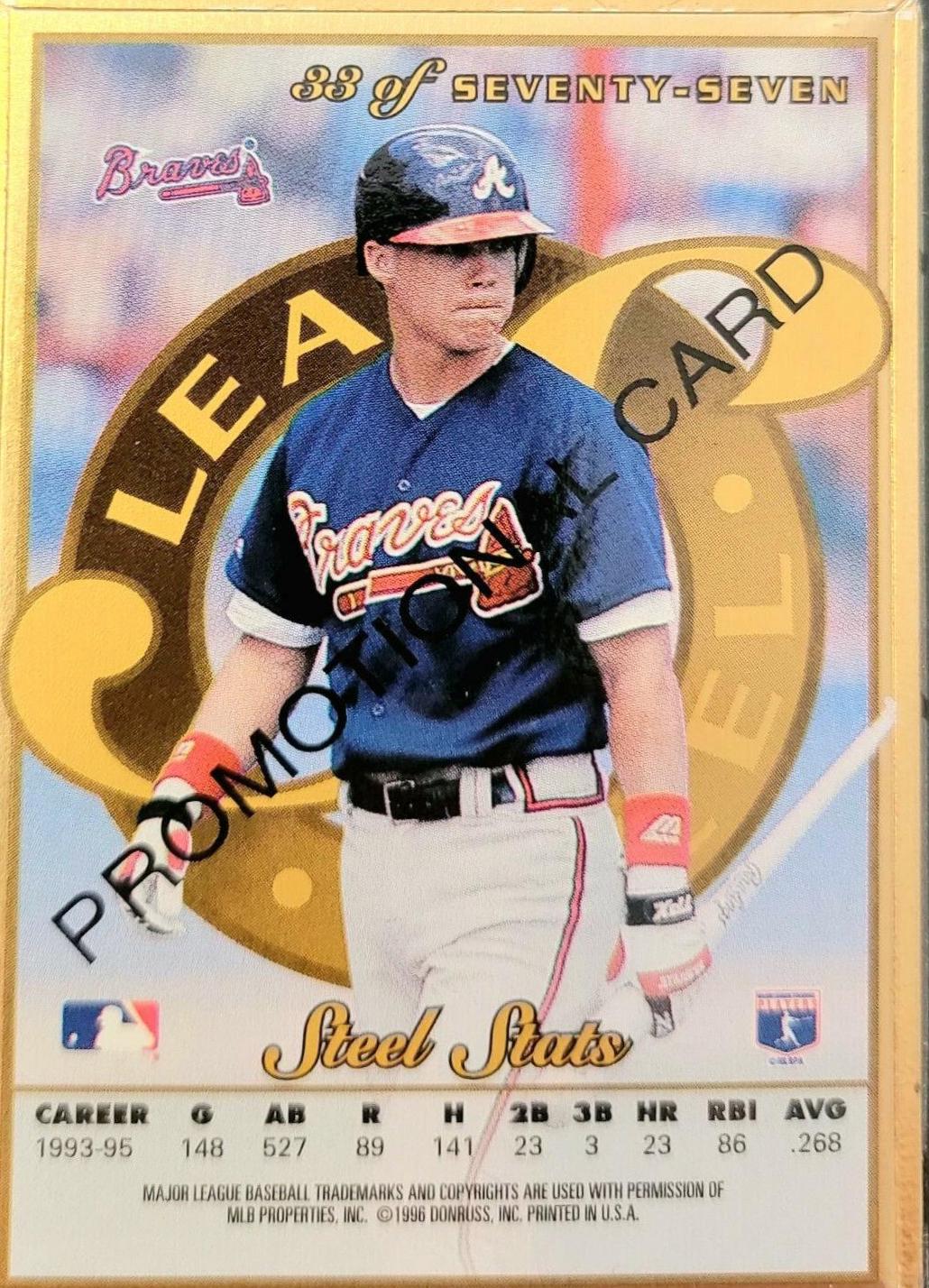 Chipper Jones [Gold Promo] #33