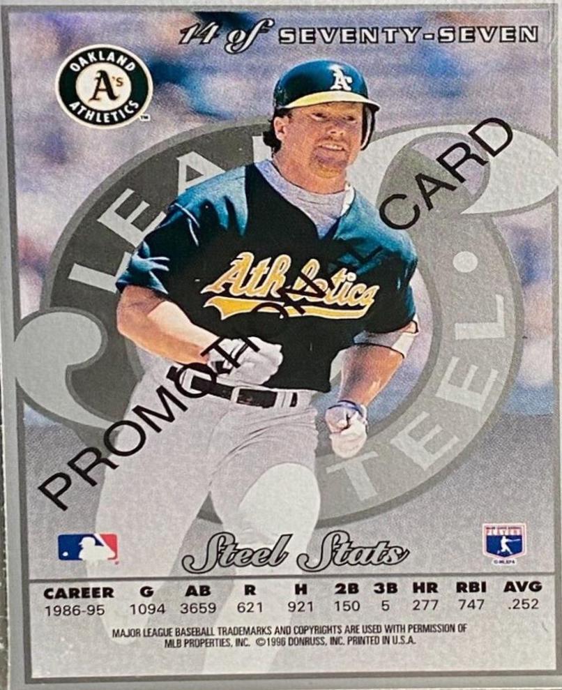 Mark McGwire [Silver Promo] #14