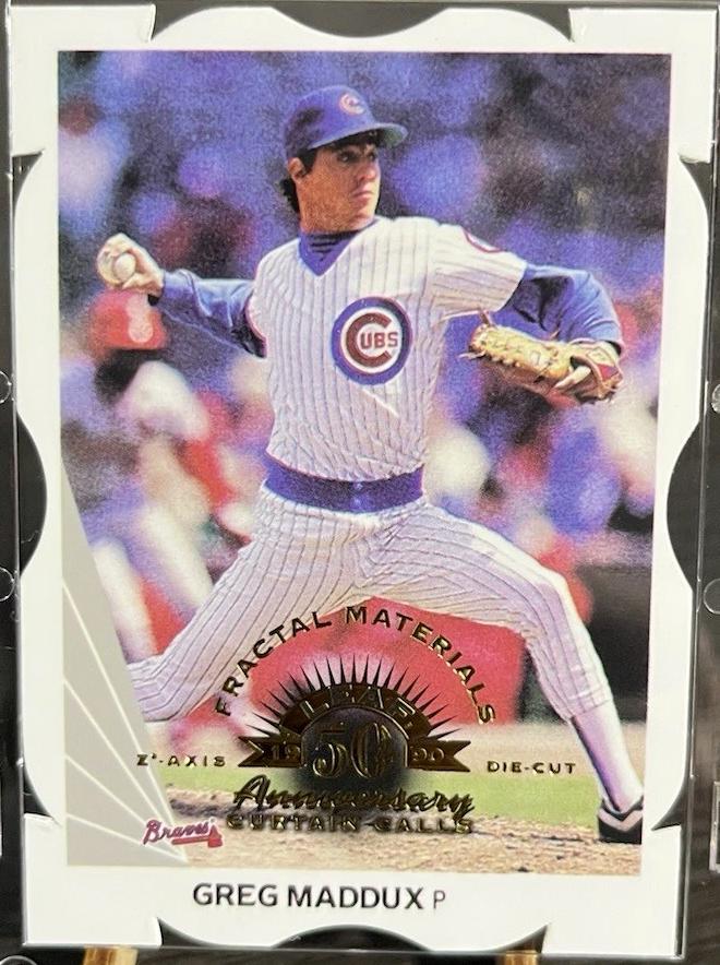Greg Maddux [Fractal Matrix Die-Cut] #155