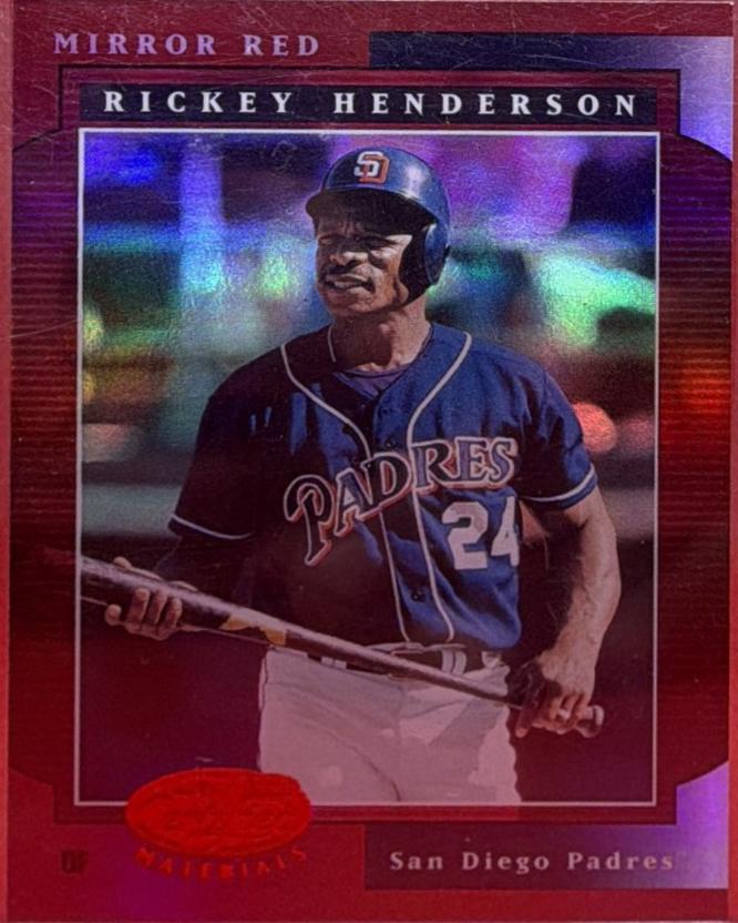Rickey Henderson [Mirror Red] #21