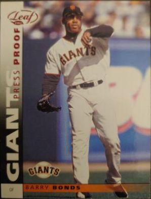 Barry Bonds [Blue Press Proof] #137
