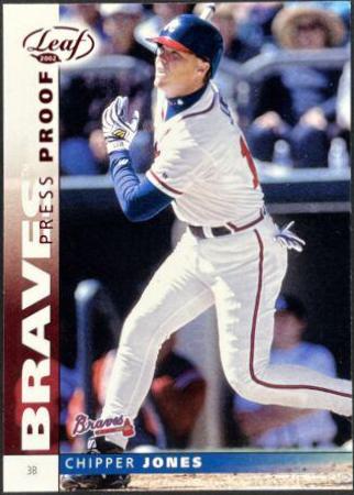 Chipper Jones [Red Press Proof] #56