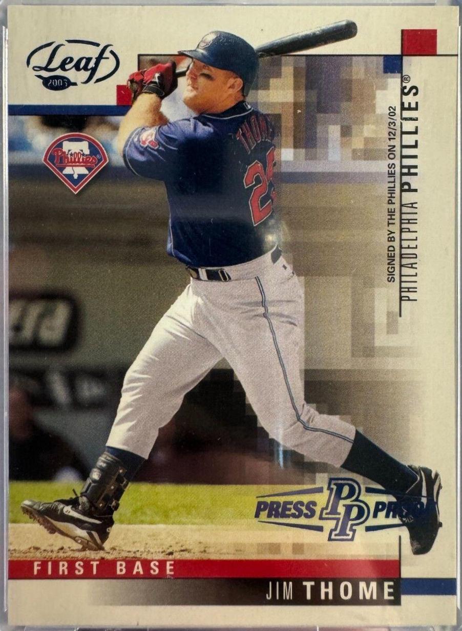 Jim Thome [Blue Press Proof] #37