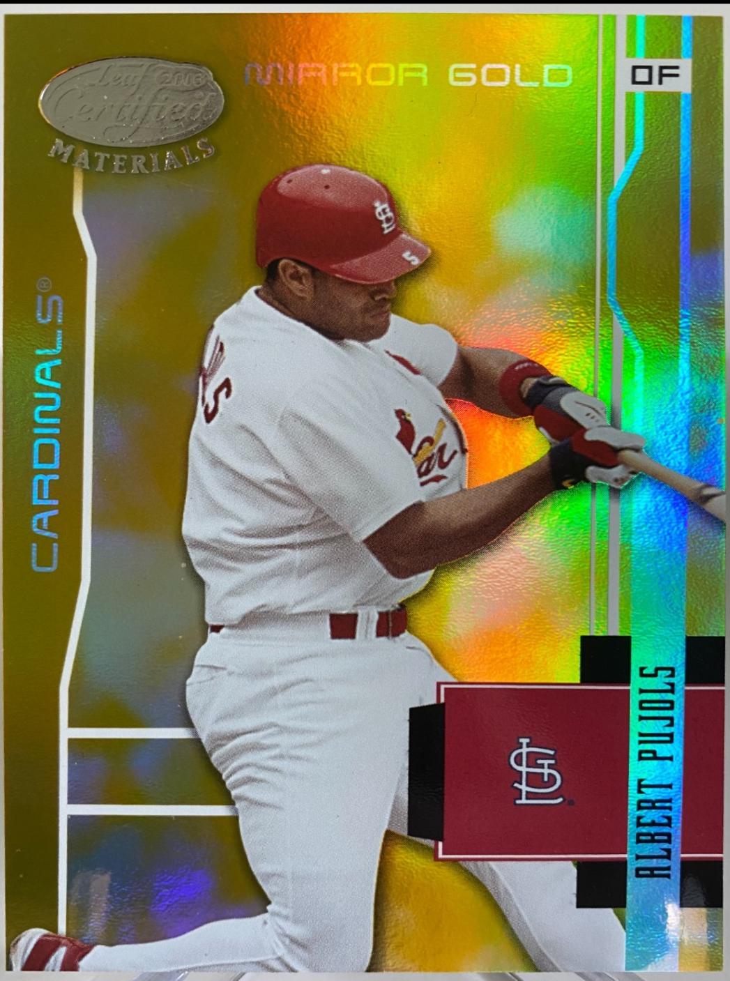 Albert Pujols [Mirror Gold Signature] #173