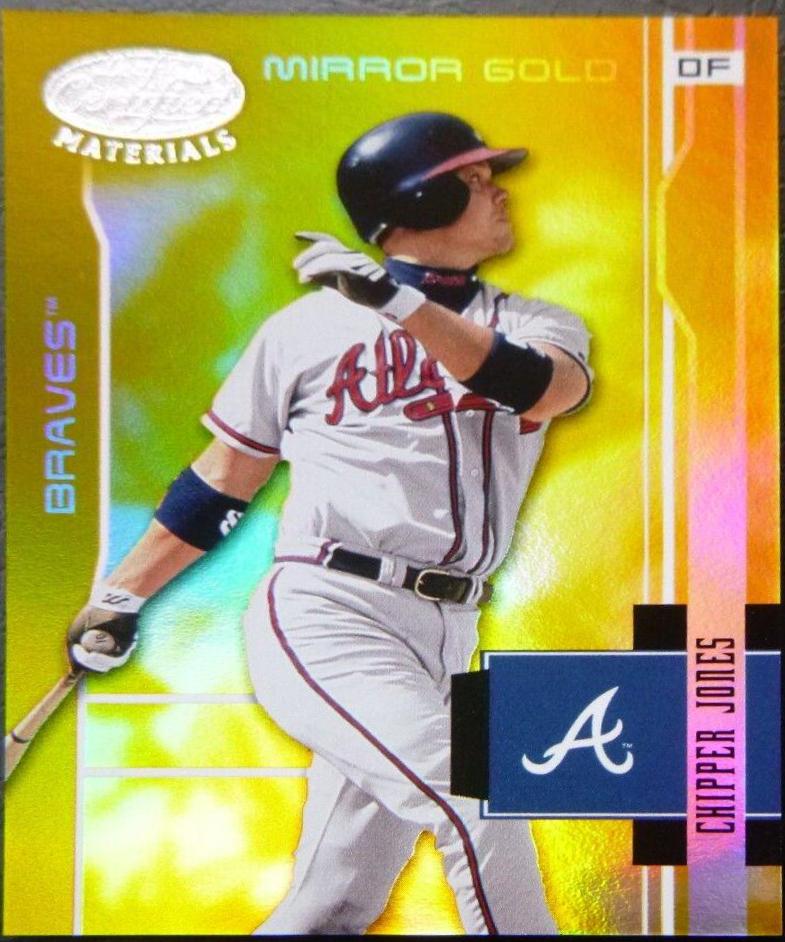 Chipper Jones [Mirror Gold] #13