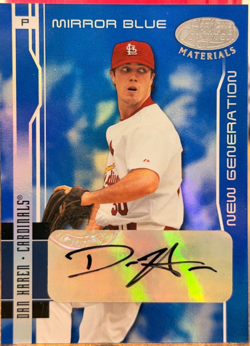 Dan Haren [Mirror Red Signature] #252