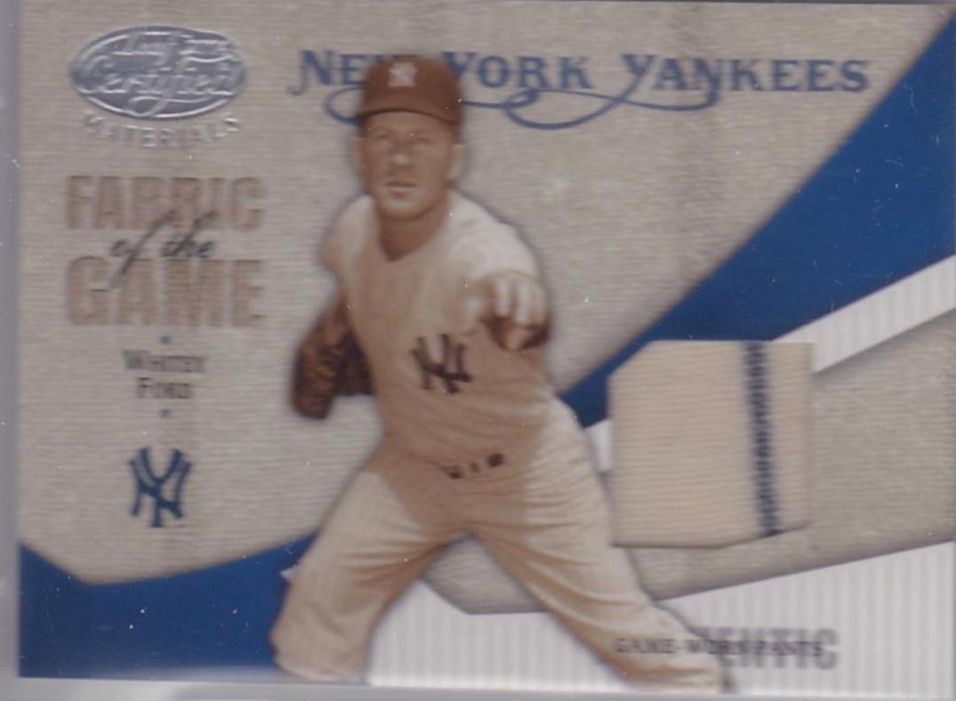 Whitey Ford [Fabric of the Game] #FG-124