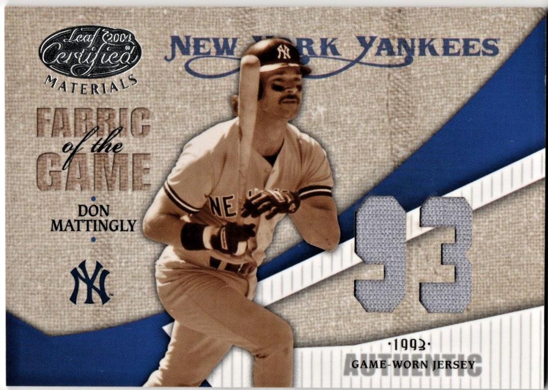 Don Mattingly [Jersey Number] #FG-30